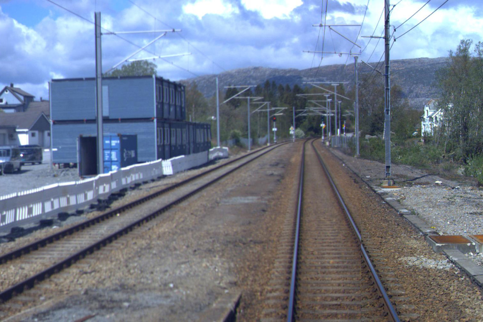 Spor på Langemyr stasjon