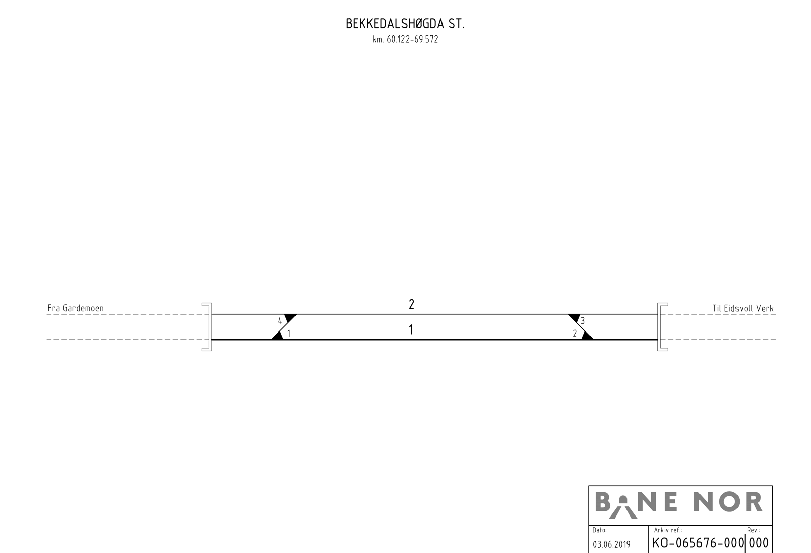 Sporplan Bekkelagshøgda stasjon