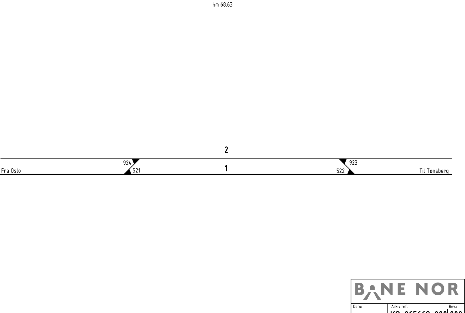 Track plan Galleberg station