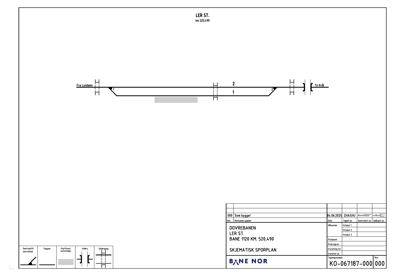 rack plan for Ler station.