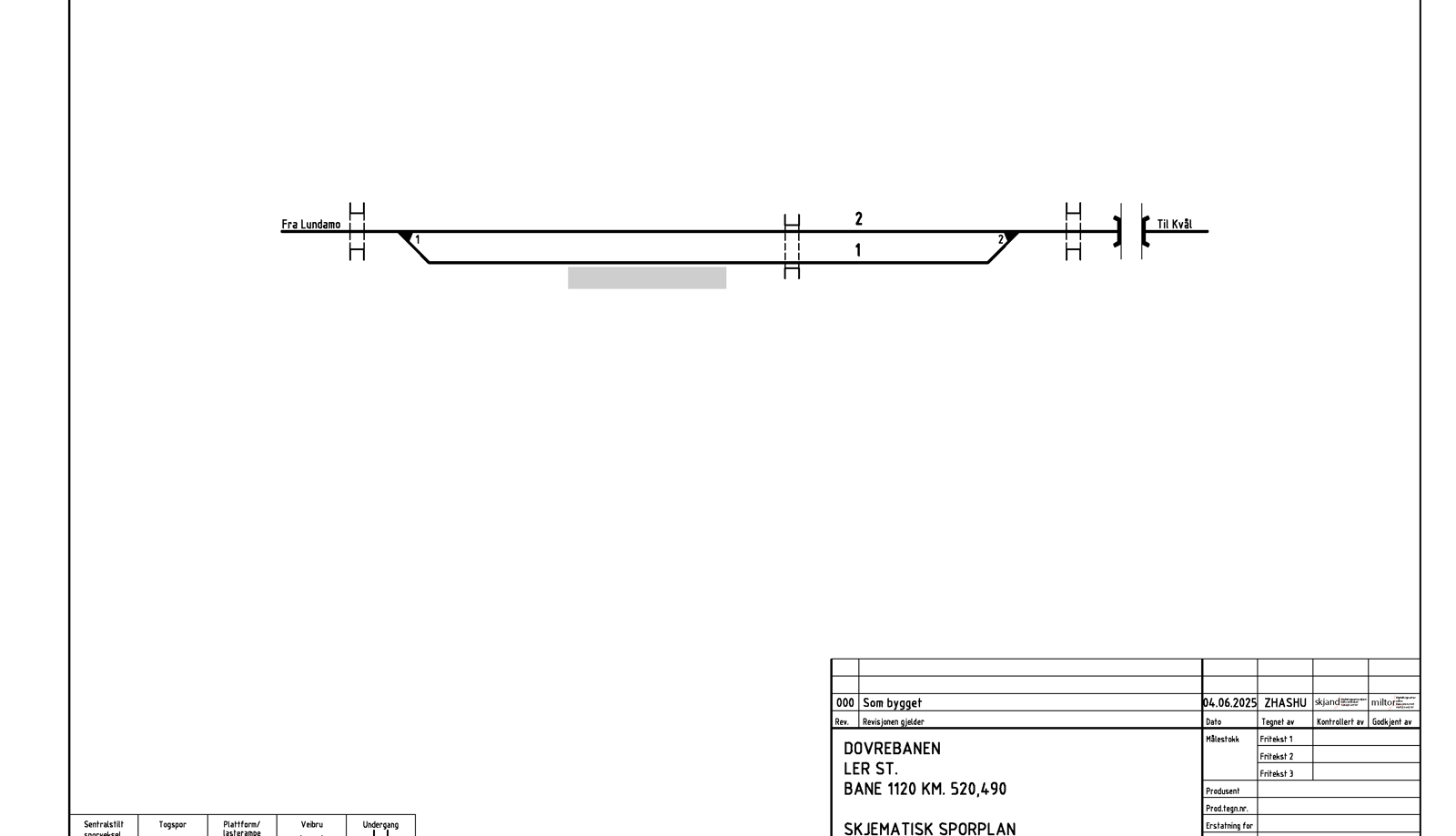 rack plan for Ler station.